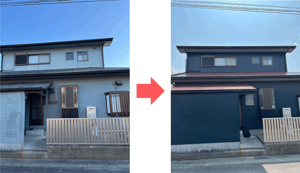 外壁塗装の施工事例